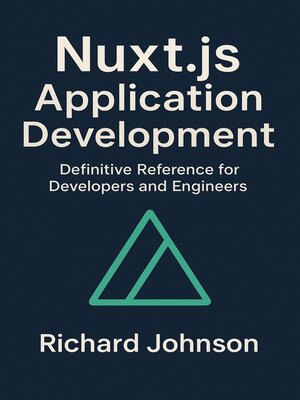 cover image of Nuxt.js Application Development